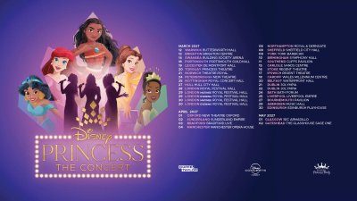 Disney Princess - The Concert To Tour Theatres Across UK & Ireland In Spring 2027 thumbnail