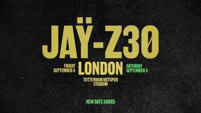 JAY-Z Tickets For Second London Show At Tottenham Hotspur Stadium On Sale 10am Today thumbnail