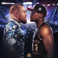 Mayweather v McGregor artist image
