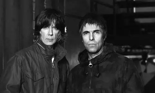 Liam Gallagher and John Squire
