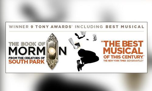 The Book Of Mormon tour image